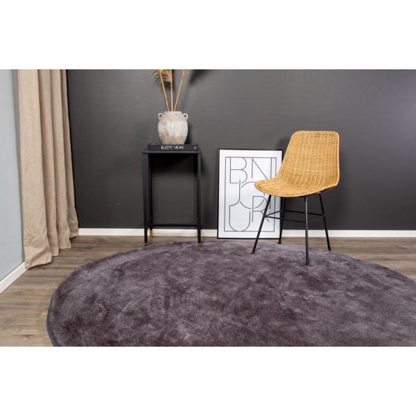 Lawson matta - Mörkgrå viskos-look Lawson matta - Mörkgrå viskos-look