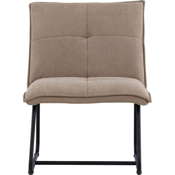 Madison loungestol - Brun manchester/svart Madison loungestol - Brun manchester/svart