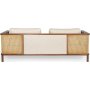 Peanut 3-sits soffa - Cream