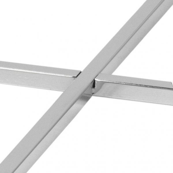 Table d'appoint Cross Ø55 cm - Chrome Table d'appoint Cross Ø55 cm - Chrome