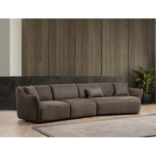 Canap divan Mentis 376 cm - Marron