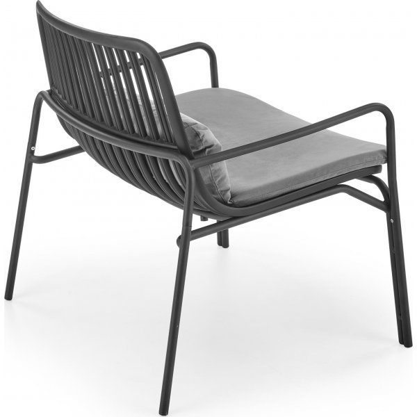 Fauteuil Melby - Noir/gris