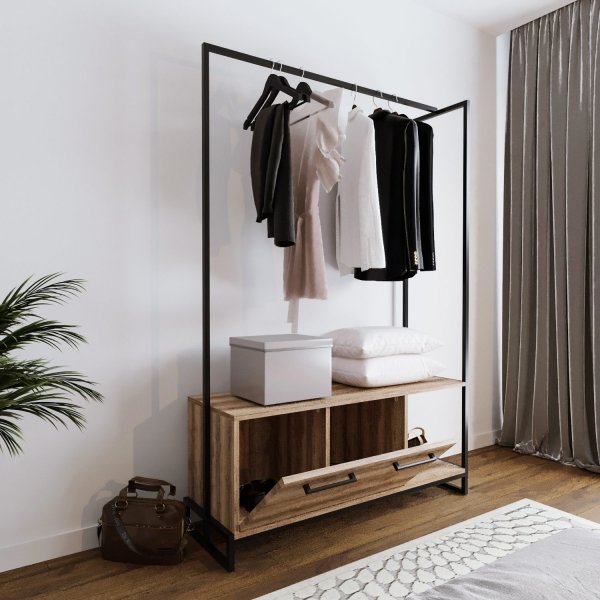 Meuble d'entre Minsk - Chne/noir