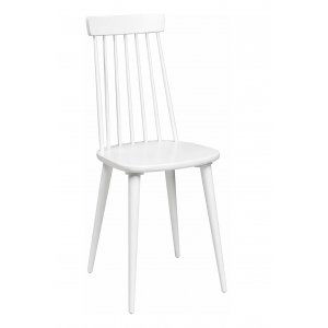 Pinnstol vit - Dalsland + Möbeltassar Pinnstol vit - Dalsland + Möbeltassar