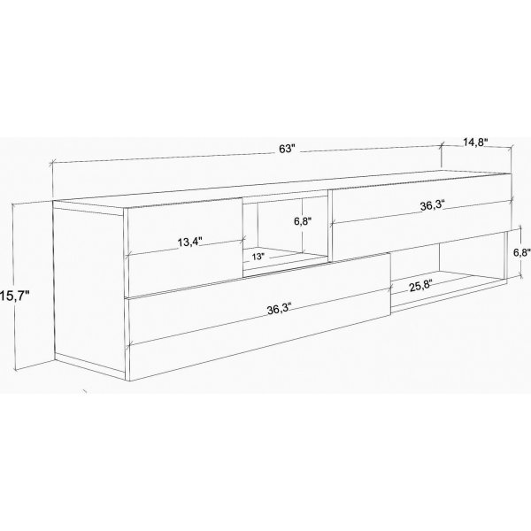 Morton TV-bänk - Ek Morton TV-bänk - Ek