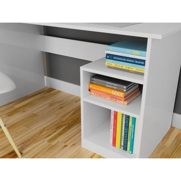 Bureau Bahar 120x50 cm - Blanc Bureau Bahar 120x50 cm - Blanc