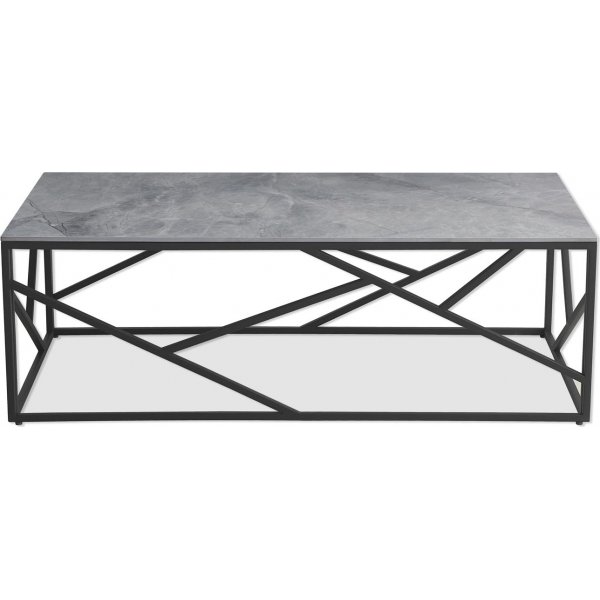 Table basse Kosmos 120 x 60 cm - Marbre gris/noir Table basse Kosmos 120 x 60 cm - Marbre gris/noir