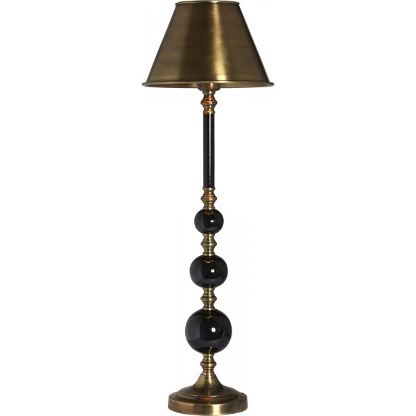 Pied de lampe Abbey - Noir/laiton - 60 cm Pied de lampe Abbey - Noir/laiton - 60 cm