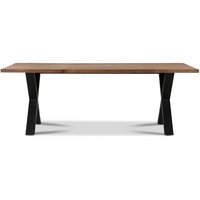 Forest matbord med X-ben - Brunoljad ek - 220 cm Forest matbord med X-ben - Brunoljad ek - 220 cm