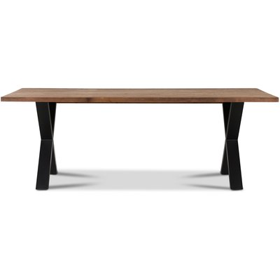 Forest matbord med X-ben - Brunoljad ek - 220 cm