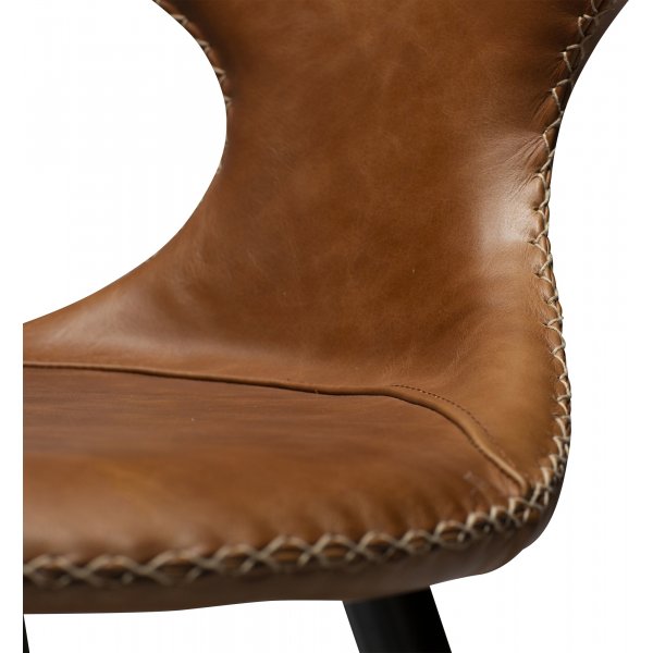 Flair barstol 90 cm - Brun läder Flair barstol 90 cm - Brun läder