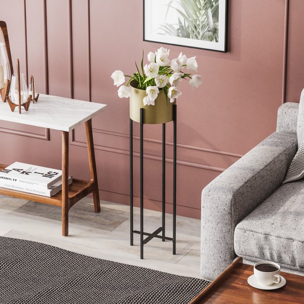 Plato 25 kruka - Svart/guld Plato 25 kruka - Svart/guld