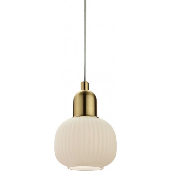 Elin fnsterlampa - Matt mssing/vit