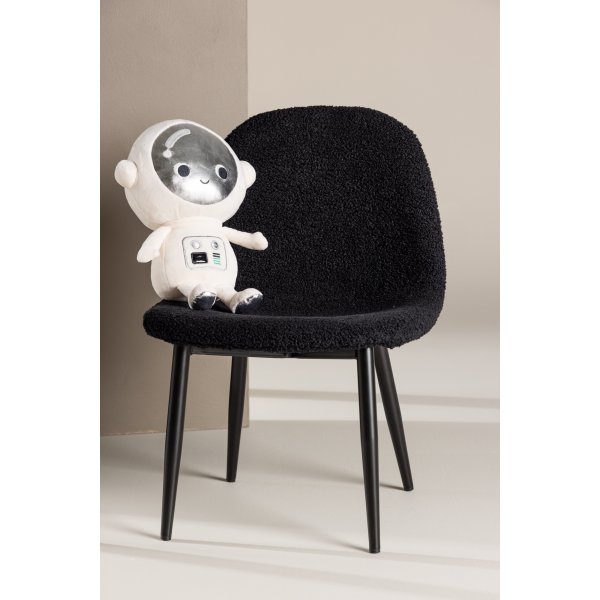 Polar barnstol - Svart teddy Polar barnstol - Svart teddy