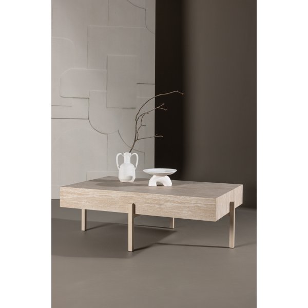 Vadholmen soffbord 130 x 76 cm - Whitewash