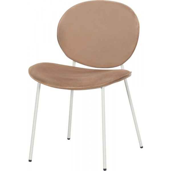 Rondo stol i sammet - Ljusbrun Rondo stol i sammet - Ljusbrun