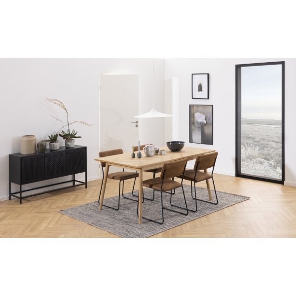 Buffet Newcastle 125 cm - Noir