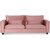 Adore Loungesoffa 4-sits soffa - Dusty pink (Sammet)