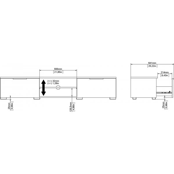 Banc des médias de match 3 - Hickory Banc des médias de match 3 - Hickory