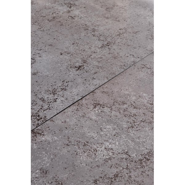 Table à manger Martin 160-200 x 90 cm - Gris foncé/noir Table à manger Martin 160-200 x 90 cm - Gris foncé/noir