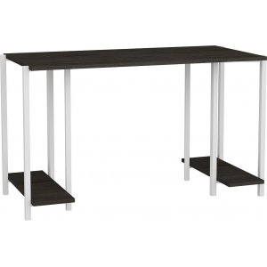 Academy skrivbord 125,2 x 60 cm - Vit/mörkgrå - Övriga kontorsbord & skrivbord, Skrivbord, Kontorsmöbler