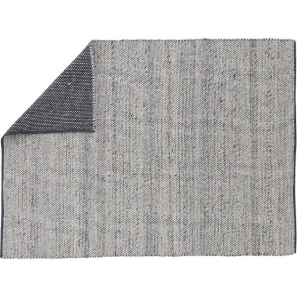 Allison wollen vloerkleed - Zilverkleurige wol Allison wollen vloerkleed - Zilverkleurige wol
