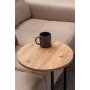 Mitazor sidobord 38 cm - Furu/svart