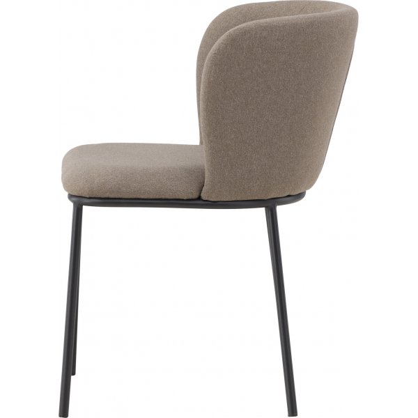 Edina matstol - Brun/svart