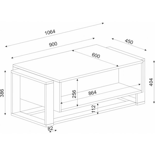 Table basse Bianco - Travertin Table basse Bianco - Travertin