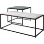 Table de pari Denver 90x45 cm - Gris/vert