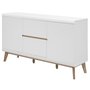 Jazz Sideboard - Vit / Ljust tr