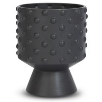 Kruka Bubbel med fot H18 cm - Svart Kruka Bubbel med fot H18 cm - Svart