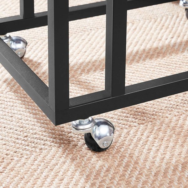 Table d'appoint Svante 50 x 35 cm - Marron/noir Table d'appoint Svante 50 x 35 cm - Marron/noir