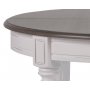 Viktor matbord runt 105 cm - Gr/vit