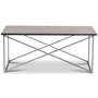 Granit soffbord 110x60 cm - Donau Granit & underrede Paladium krom