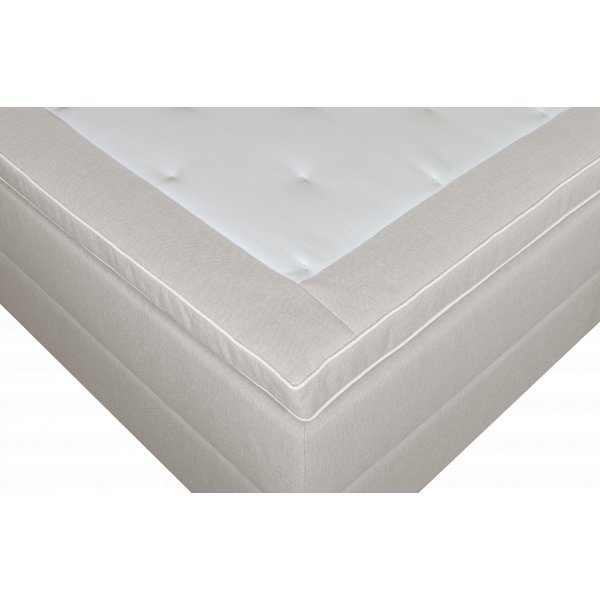 Bed met opbergruimte beige 160x200 cm