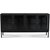 Revel svart sideboard med 4 drrar + Flckborttagare fr mbler