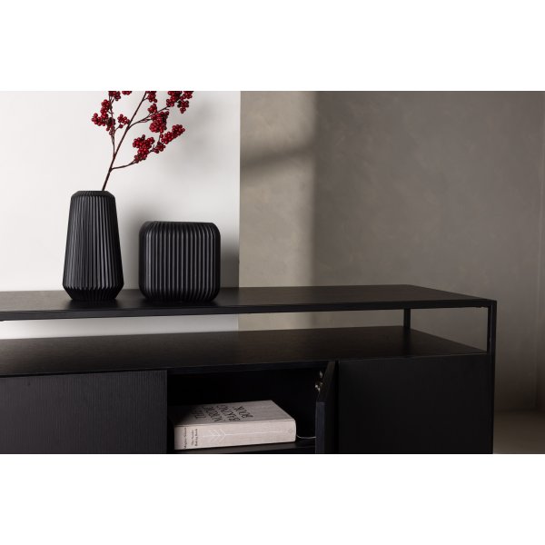 Kingsport avlastningsbord 120 x 45 cm - Svart