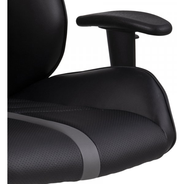 Cobblestone gamingstol - Svart/gr