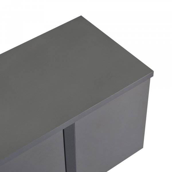 TV-b�nk Orost 180 cm - Antracit/svart