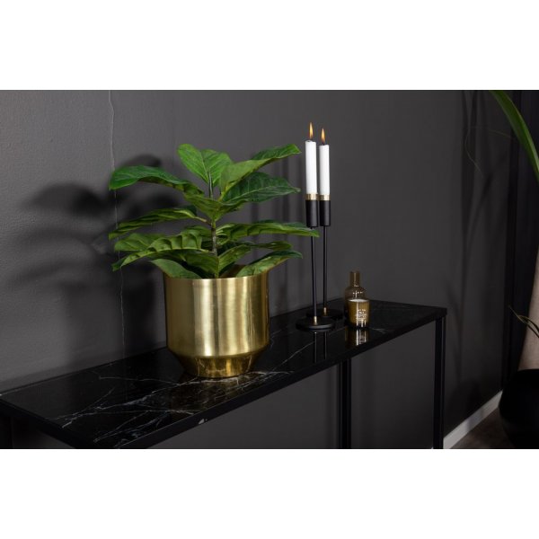 Table relief de pente 100 x 30 cm - Noir/laiton