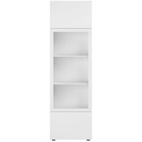 Caddy bokhylla - Vit / Glas Caddy bokhylla - Vit / Glas