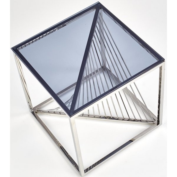 Table basse Eterneco 55 x 55 cm - Chrome