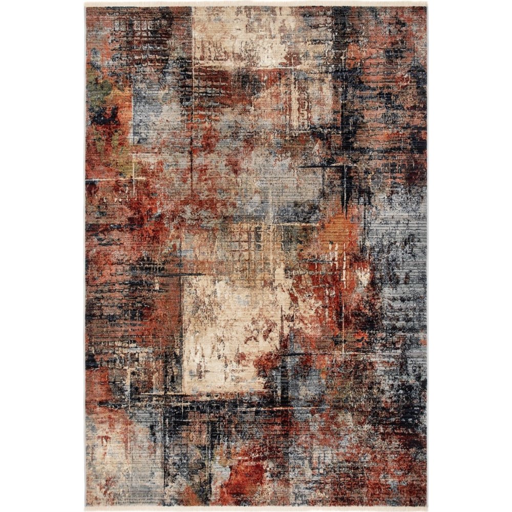 Laura Vintage Röd/Blå - 200x300 cm - Maskinvävda mattor, Mattor
