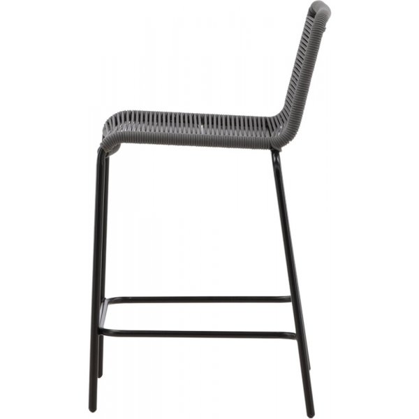 Lindos barstol - Svart/Mörkgrå Lindos barstol - Svart/Mörkgrå