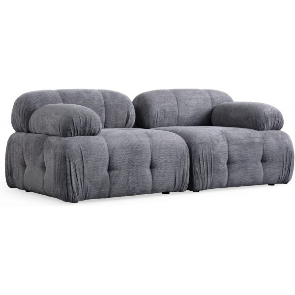 Petite 2-sits soffa - Grå