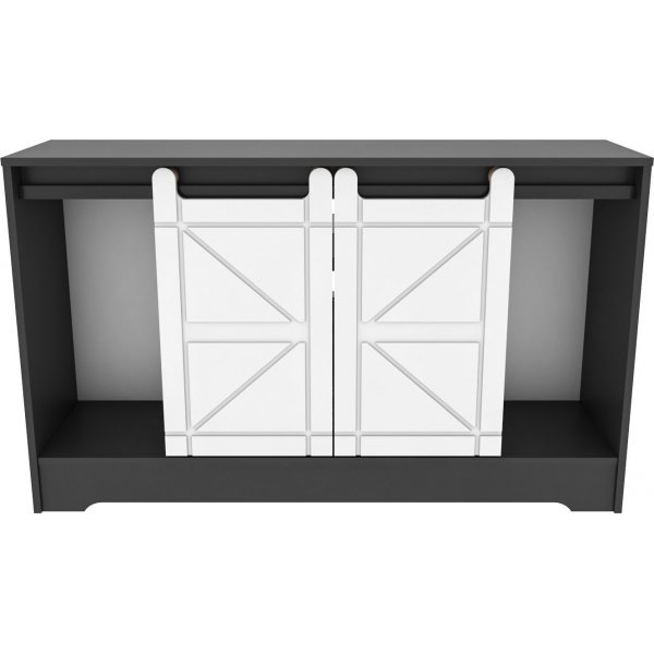 Banc multimdia d\\\'Ahri - Gris/blanc