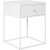 Tables d\\\'appoint blanches 40 x 40 cm - Blanc