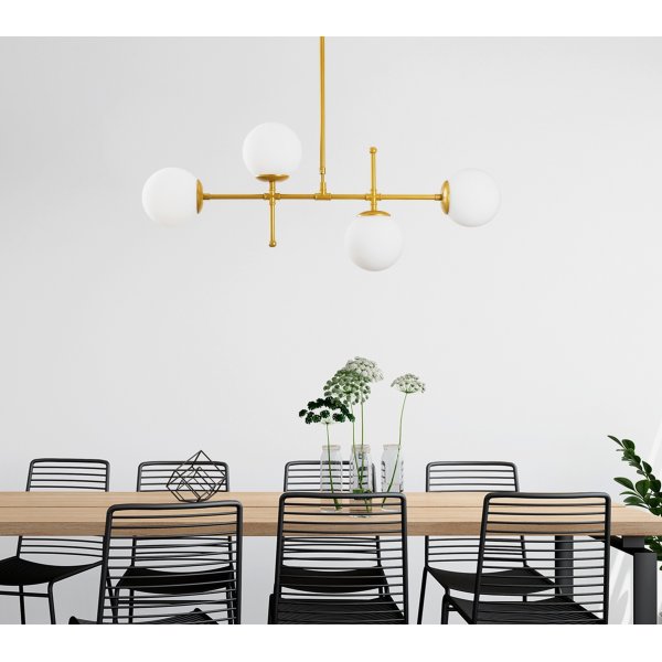 Plafonnier Mudoni 951 - Or/blanc