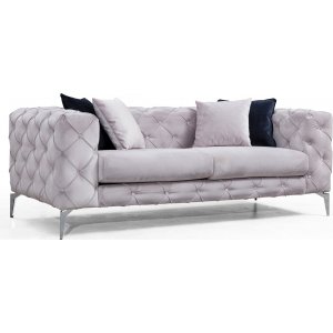 Como 2-sits soffa - Ljusgrå